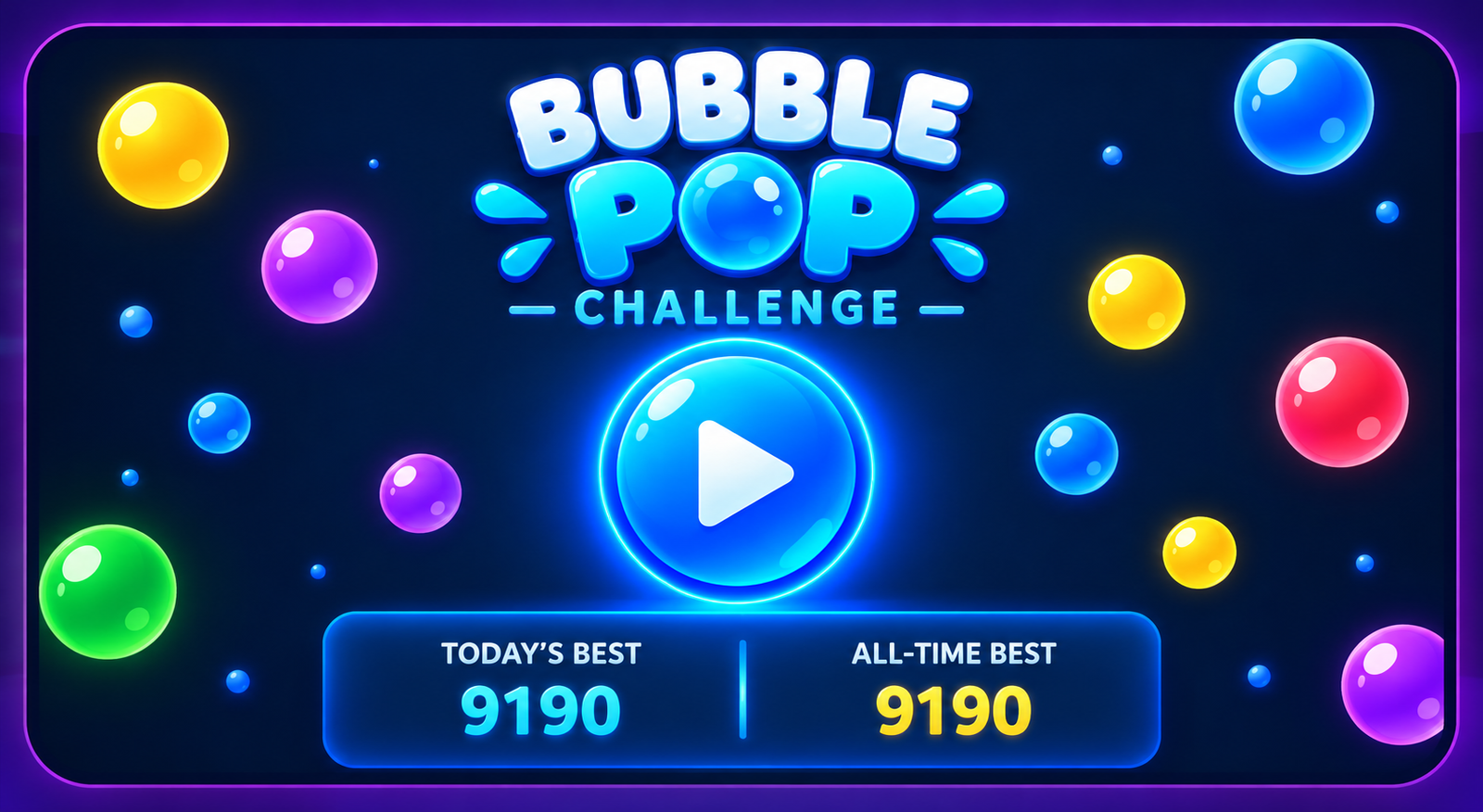 Bubble Pop Challenge gameplay